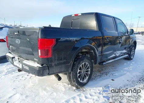 2020 Ford F-150 Lariat from USA, damaged, VIN 1FTEW1E4XLFB03417